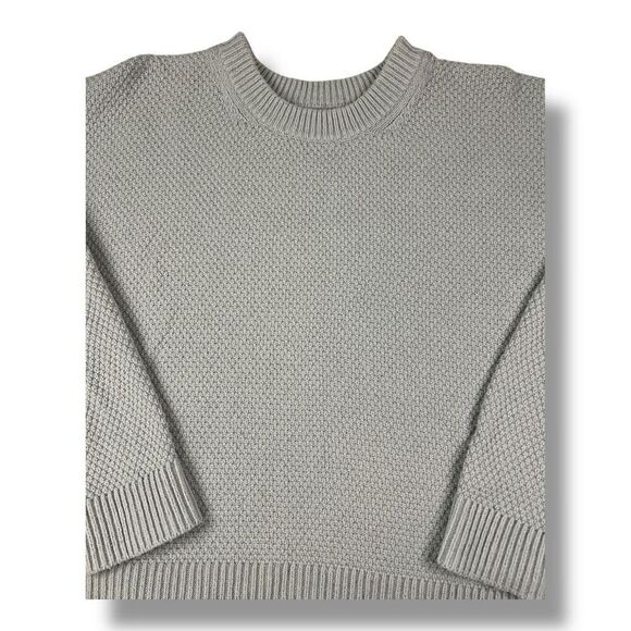 Madewell Pickford Pullover Boxy Gray Sweater Size Extra Large - Picture 5 of 5